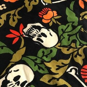 Lularoe TC2 Leggings Halloween Skulls [New]